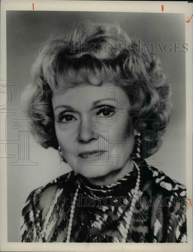 1980 Press Photo Martha Scott, an American actress - cvb14608 - Historic Images