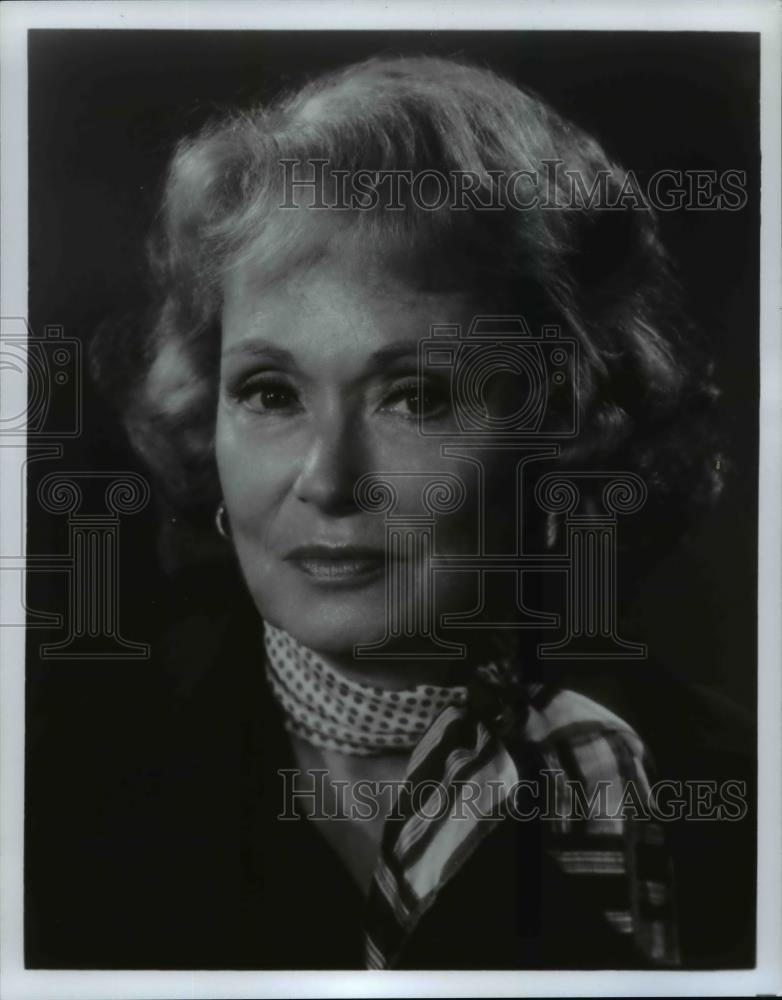 1981 Press Photo Martha Scott, an American actress - cvb14609 - Historic Images