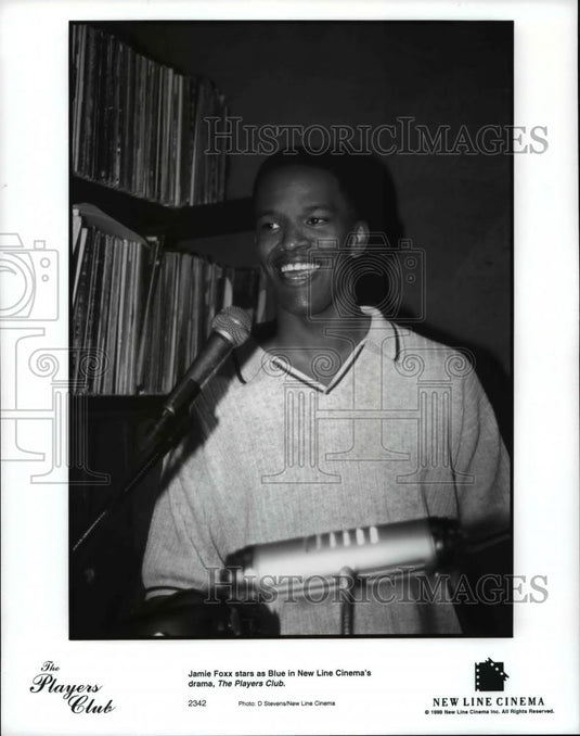 Press Photo Jamie Foxx stars as Blue in New Line Cinema drama, The Players Club - Historic Images
