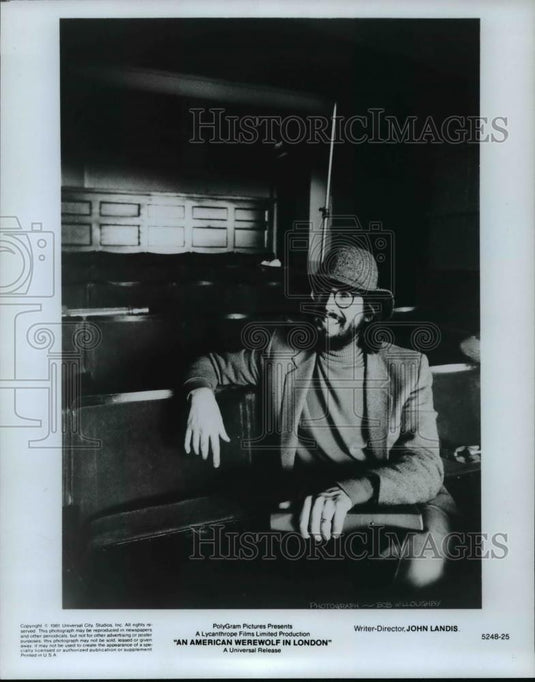 1981 Press Photo Writer director John Landis - cvb14666 - Historic Images