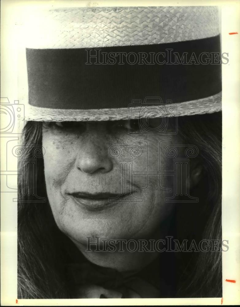1981 Press Photo Broadway/Hollywood Star, Geraldine Fitzgerald - cvb14727 - Historic Images