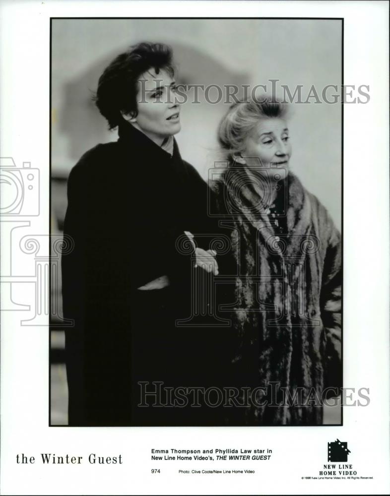 Press Photo Emma Thompson and Phyllida Law - cvb14766 - Historic Images