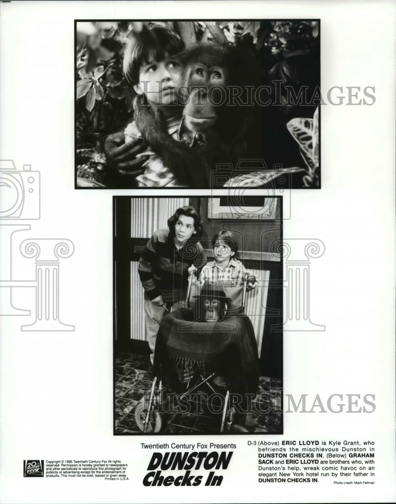 Press Photo Scenes from the movie Dunston Checks In - cvb14801 - Historic Images