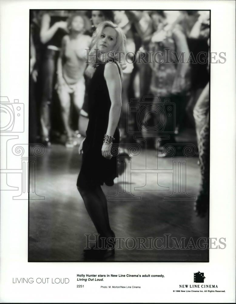 Press Photo Holly Hunter stars in Living Out Loud - cvb14873 - Historic Images