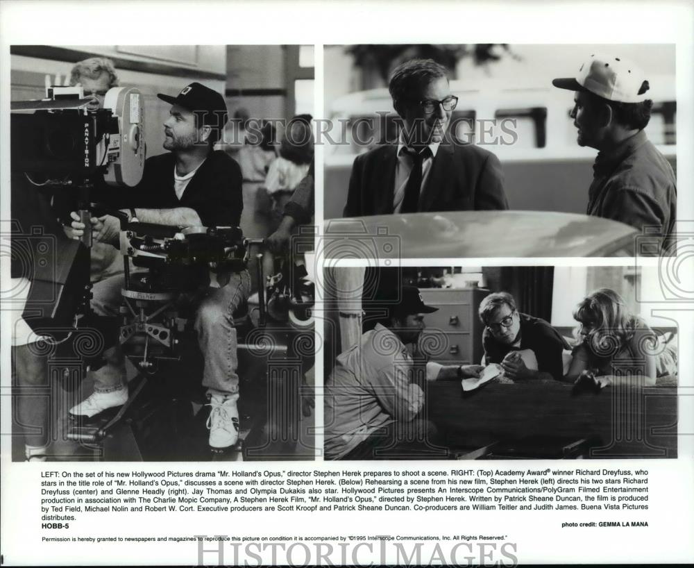 1995 Press Photo &quot;Mr. Holland&#39;s Opus, directed by Stephen Herek - cvb14899 - Historic Images