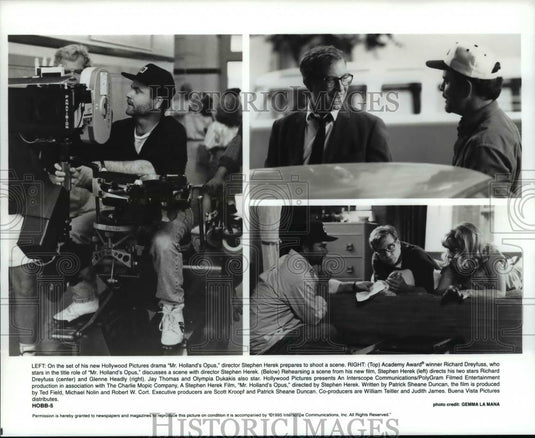 1995 Press Photo "Mr. Holland's Opus, directed by Stephen Herek - cvb14899 - Historic Images