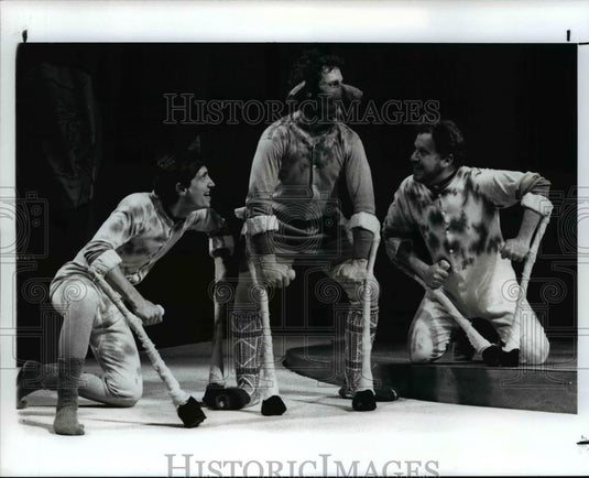 1990 Press Photo ANIMAL HOUSE: L-R: Meksin, Christian Webb & John Thomas - Historic Images