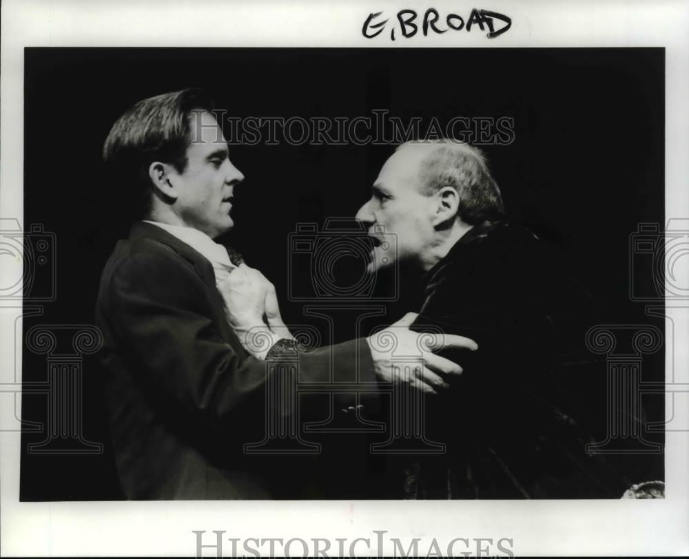 Press Photo David Marshall Grant &amp; Ron Leibman ANGELS IN AMERICA: Perestroika - Historic Images