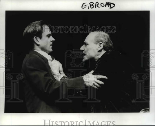 Press Photo David Marshall Grant & Ron Leibman ANGELS IN AMERICA: Perestroika - Historic Images