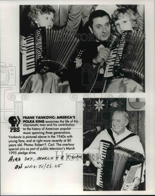 Press Photo Frank Yankovic: America's Polka King - cvb15041 - Historic Images