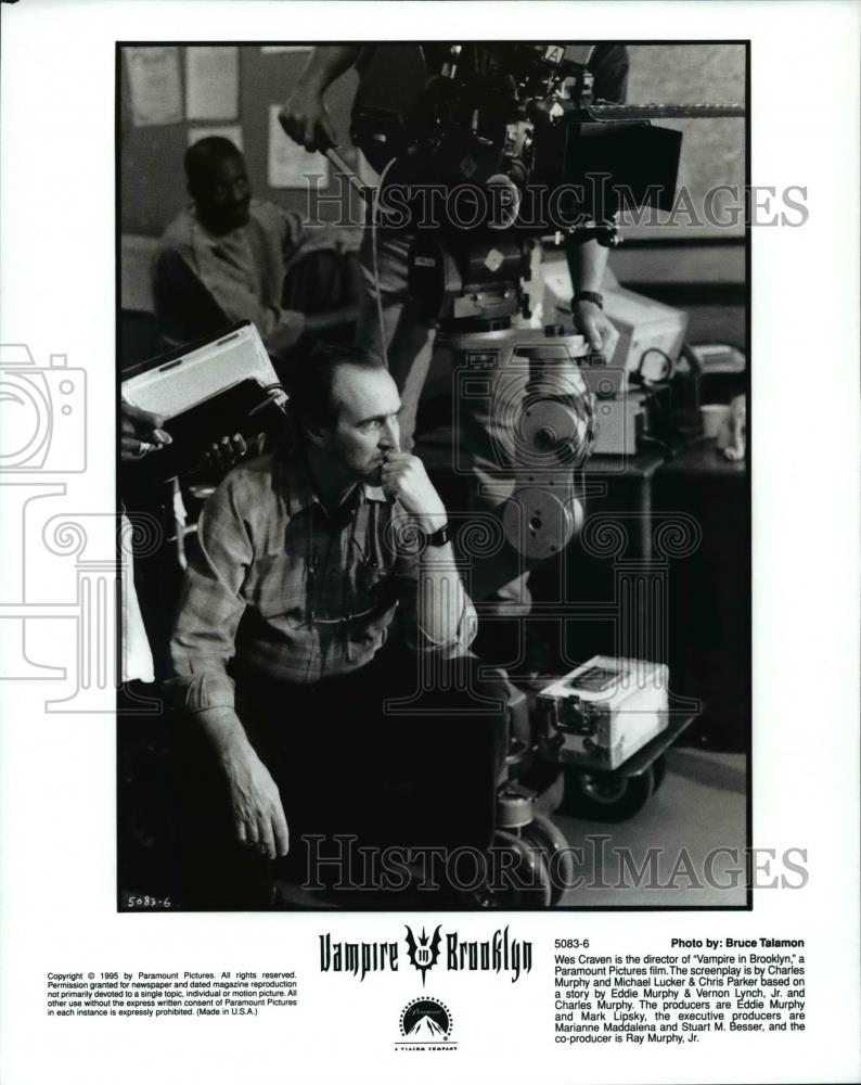 Press Photo Wes Craven, the director of "Vampire in Brooklyn" - cvb15046 - Historic Images