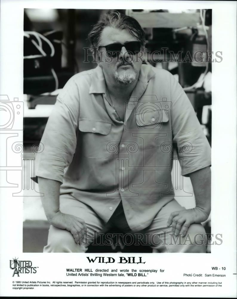 Press Photo Walter Hill, director and writer of the film Wild Bill - cvb15069 - Historic Images