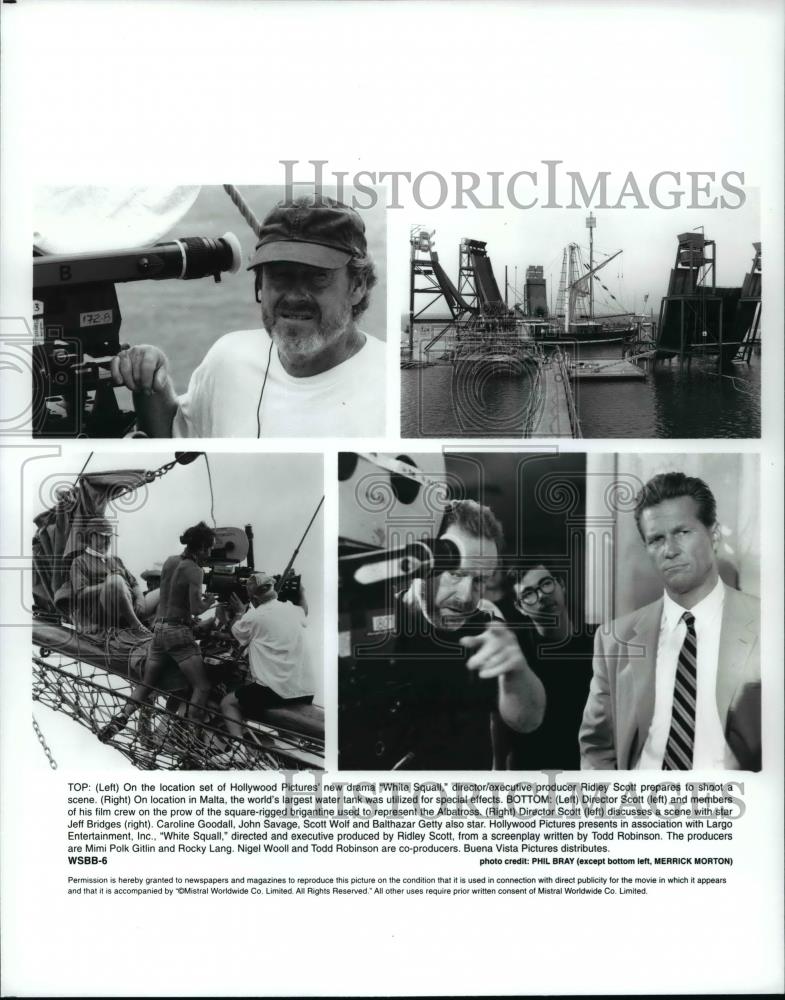 Press Photo Location scenes of the film White Squall - cvb15079 - Historic Images