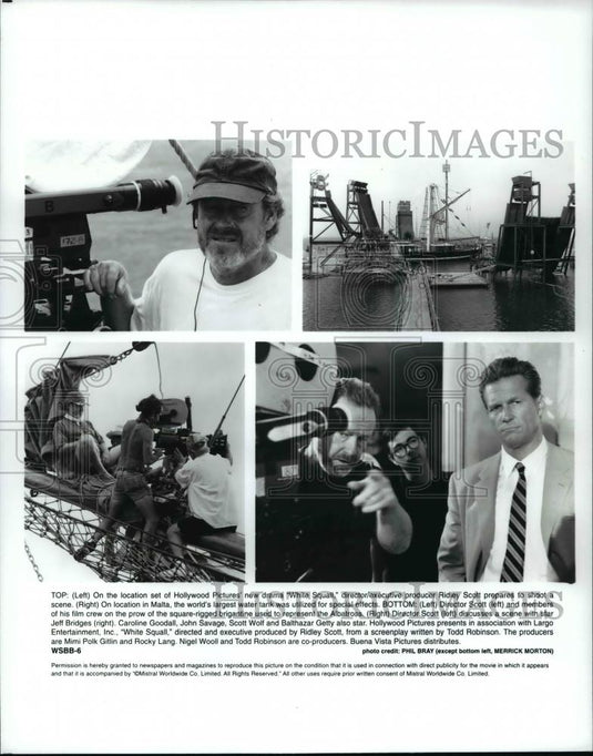 Press Photo Location scenes of the film White Squall - cvb15079 - Historic Images