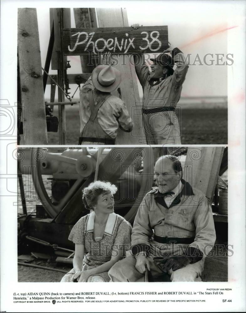 1995 Press Photo Stars from the Movie &quot;The Stars Fell On Henrietta&quot; - cvb15086 - Historic Images