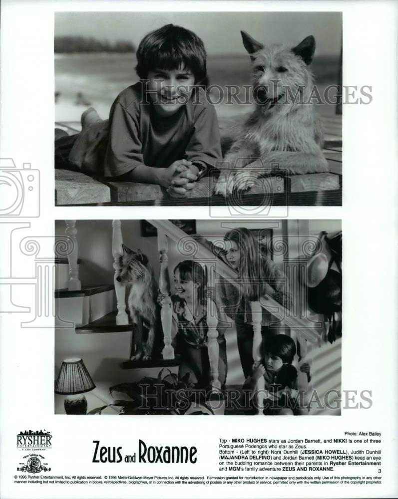 Press Photo Scenes from the film Zeus and Roxanne - cvb15104 - Historic Images
