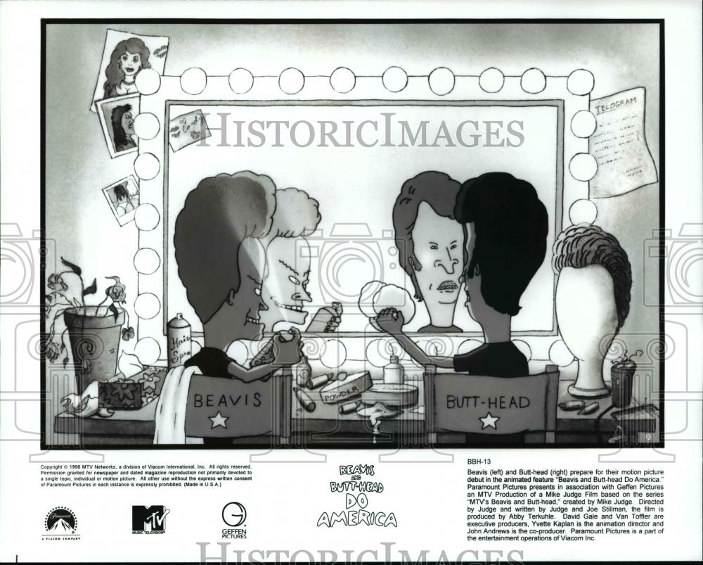 Press Photo A scene in the film Beavis and Butt head Do America - cvb15236 - Historic Images