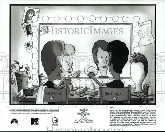 Press Photo A scene in the film Beavis and Butt head Do America - cvb15236 - Historic Images
