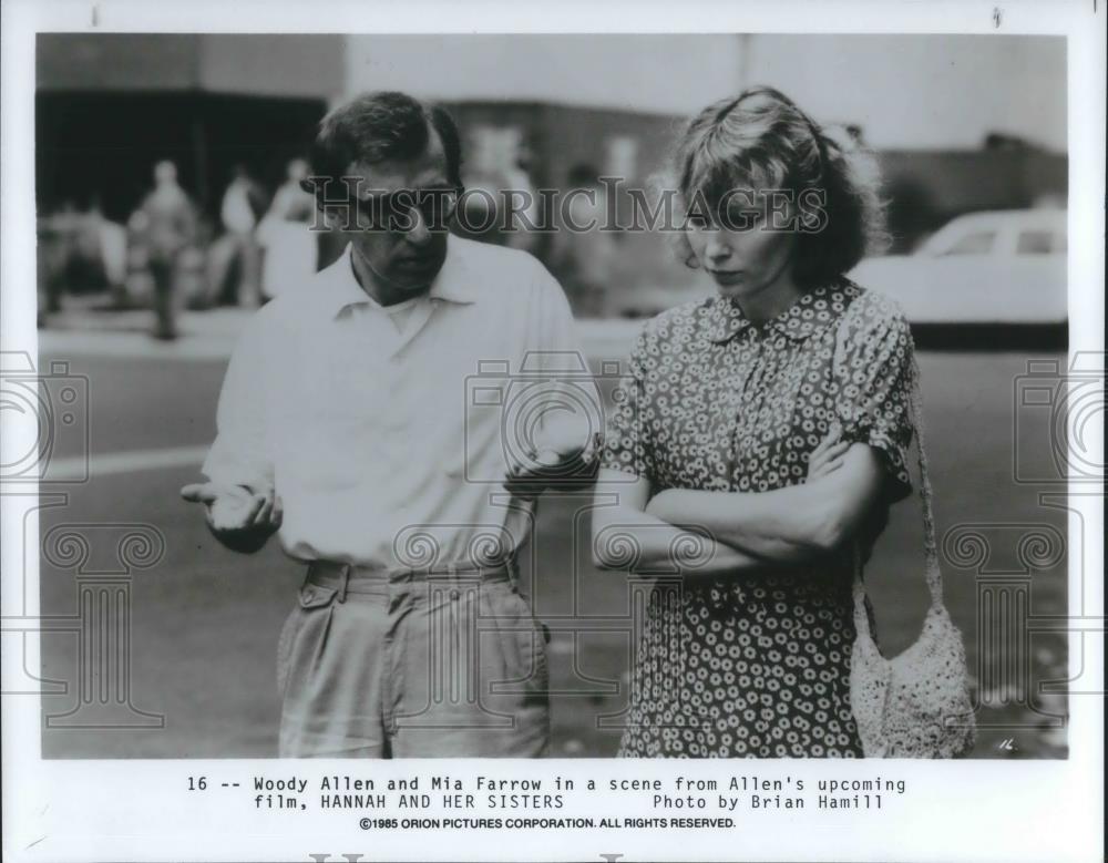 1996 Press Photo Woody Allen and Mia Farrow Hannah and Her Sisters - cvp09180 - Historic Images