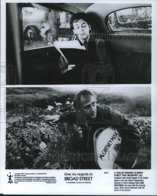 1985 Press Photo Paul McCartney Give My Regards To Broad Street - cvp09640 - Historic Images