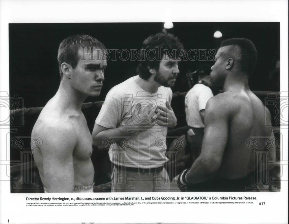 1993 Press Photo James Marshall Cuba Gooding Jr In Gladiator - cvp10109 - Historic Images