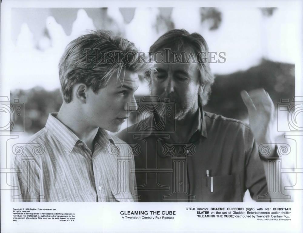1989 Press Photo Gleaming The Cube Christian Slater Steven Bauer - cvp10112 - Historic Images