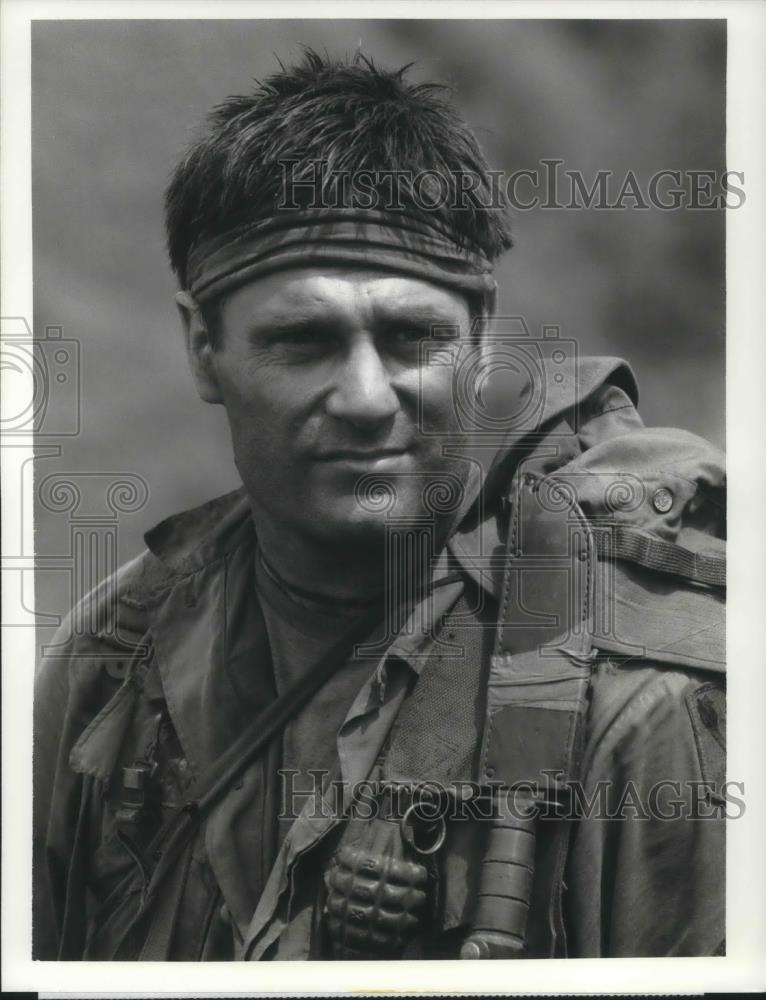 1987 Press Photo Terence Knox, Tour Of Duty - cvp11199 - Historic Images