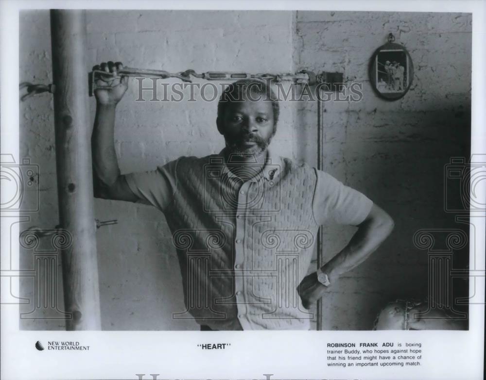 1986 Press Photo Robinson Frank Abu, in Heart - cvp12552 - Historic Images