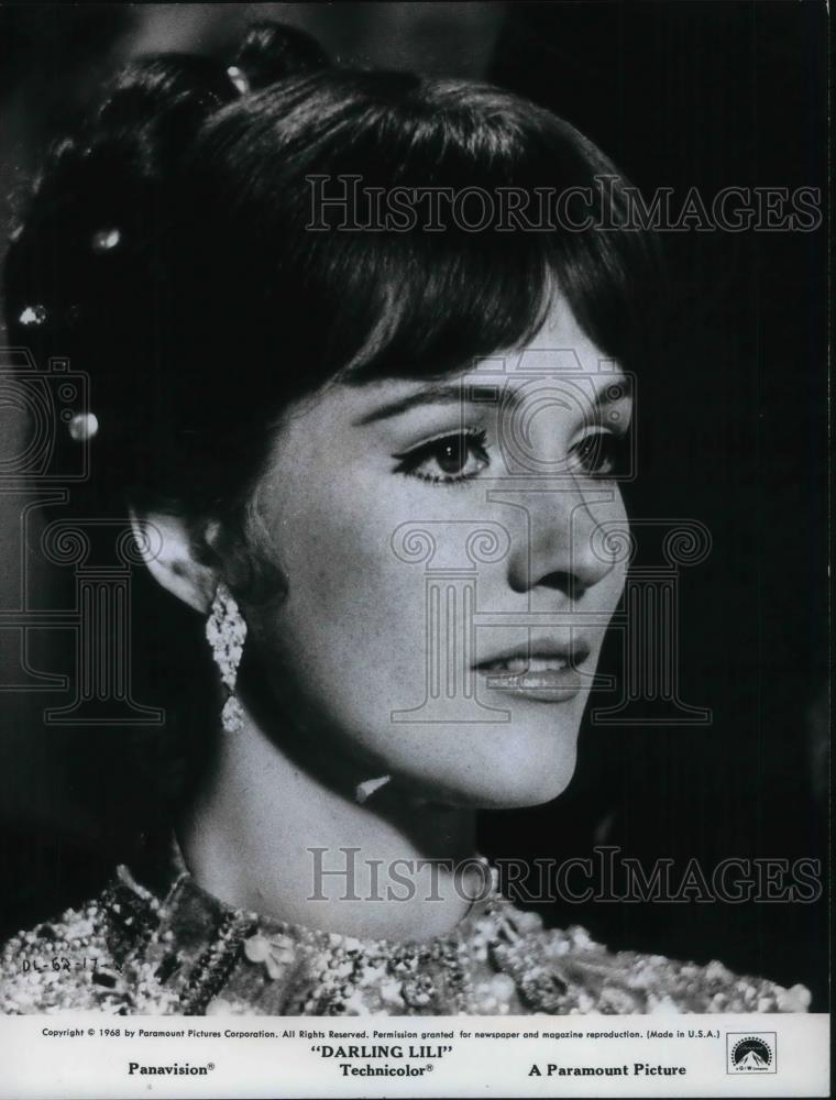 1970 Press Photo Julie Andrews In Darling Lili - cvp14721 - Historic Images