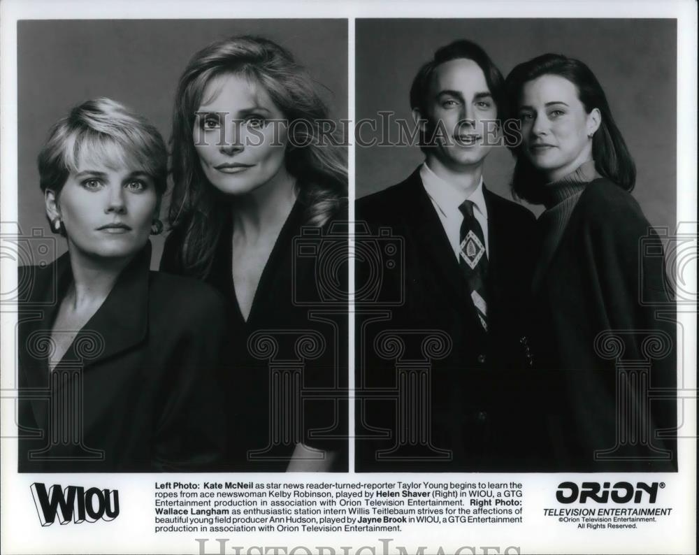 Press Photo Kate McNeil, Helen Shaver, Wallace Langham and Jayne Brook - Historic Images