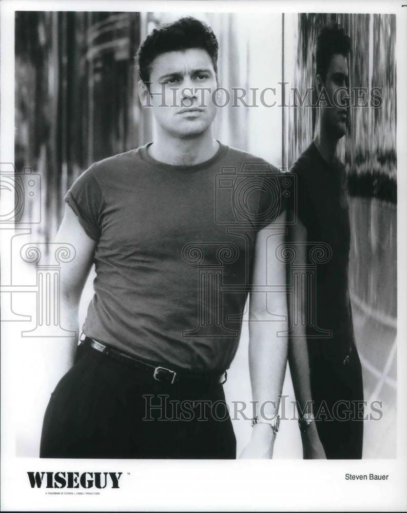 Press Photo Movie Wiseguy With Steven Bauer - cvp19498 - Historic Images