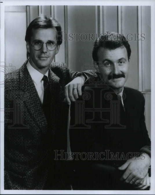 Press Photo Paul Robins and Phil Cowan in Wilton North Report - cvp19513 - Historic Images