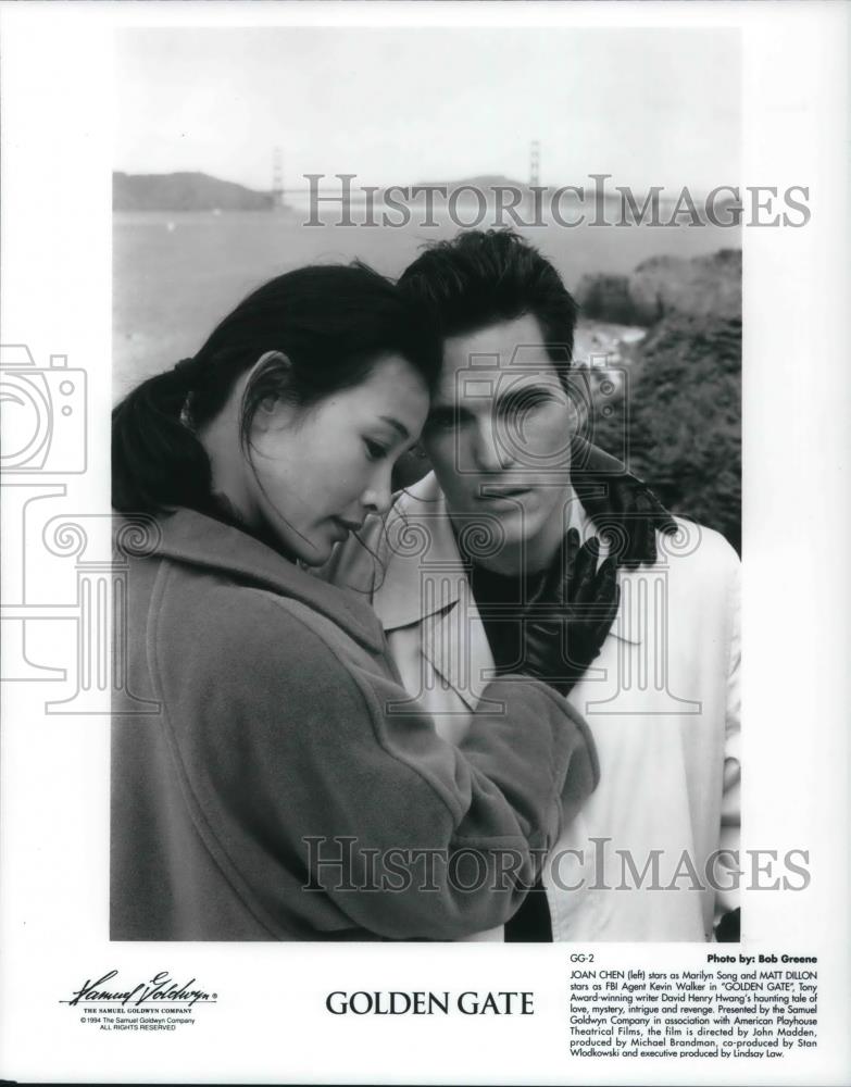 Press Photo Joan Chen and Matt Dillon star in Golden Gate - cvp19856 - Historic Images