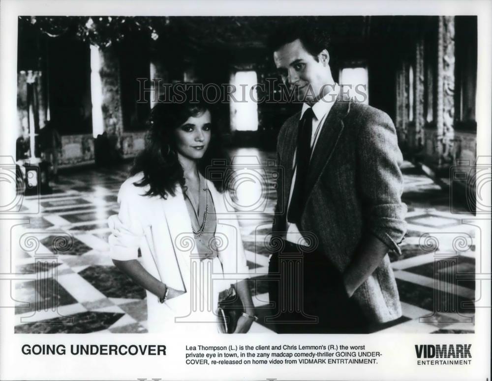 1951 Press Photo Lea Thompson and Chris Lemmon in Going Undercover movie - Historic Images