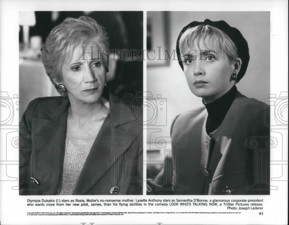 Press Photo Look Whose Talking Now Olympia Dukakis and Samantha D'Bonne - Historic Images