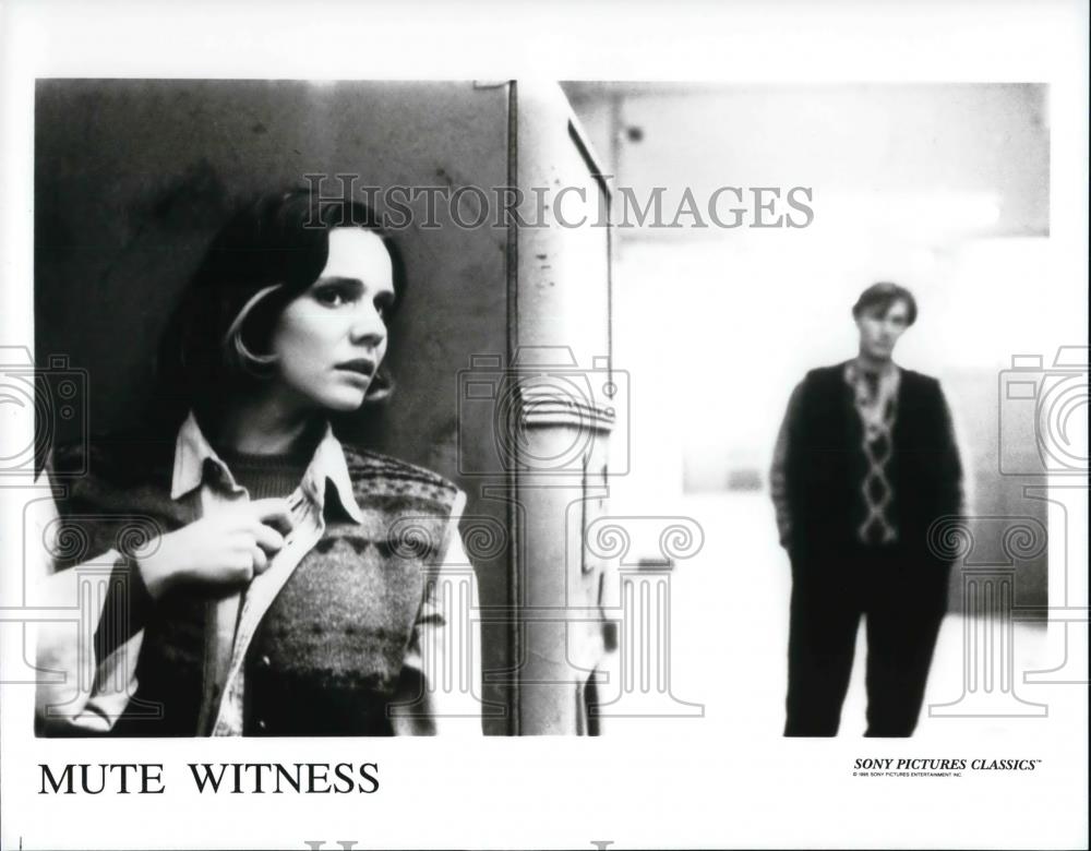 Press Photo Marina Sudina and Sergei Karlenkov in &quot;Mute Witness&quot; - cvp30951 - Historic Images