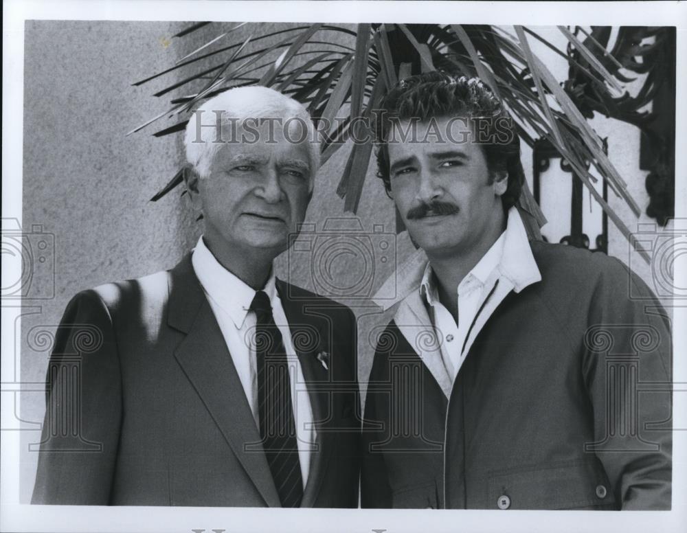 Undated Press Photo Buddy Ebson and Lee Horsley in "Matt Houston" - cvp32334 - Historic Images