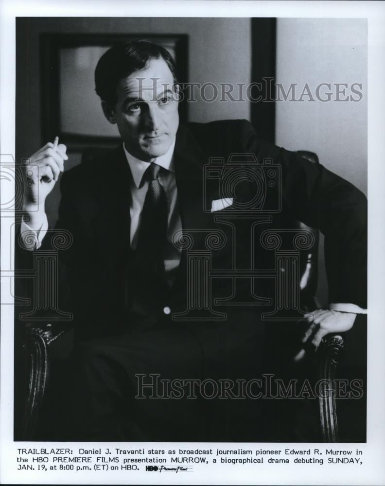 Undated Press Photo Daniel J. Travanti in Murrow - cvp32592 - Historic Images