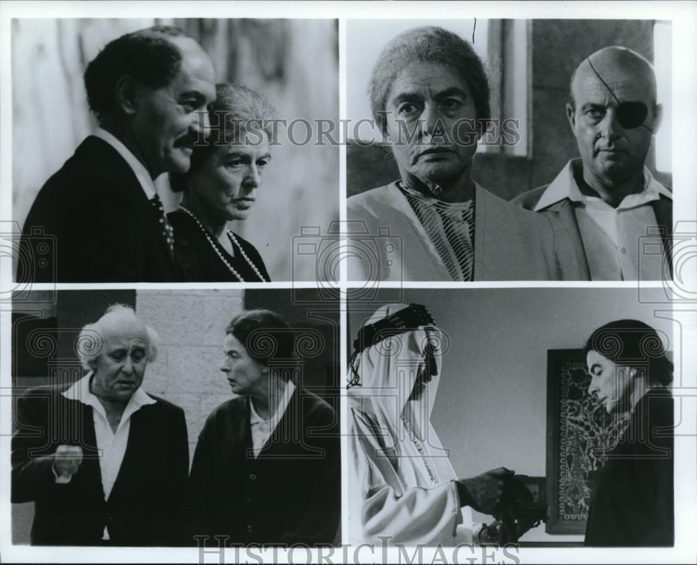 Undated Press Photo Ingrid Bergman in a Woman Called Golda - cvp33323 - Historic Images