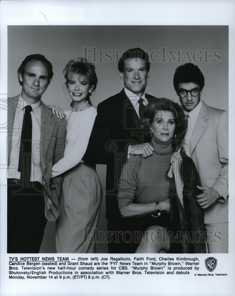 Undated Press Photo JOe Regalbuto Faith Ford "Murphy Brown" - cvp36131 - Historic Images