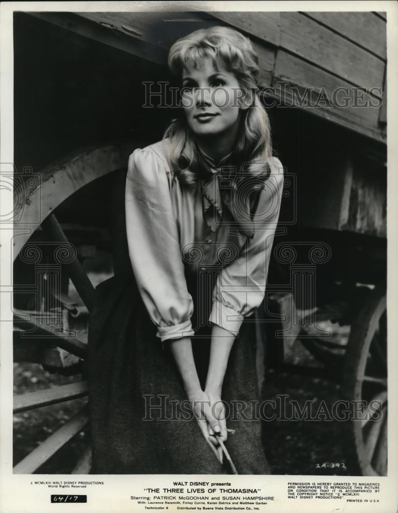 Undated Press Photo Susan Hampshire in &quot;The Three Lives of Thomasina&quot; - cvp36796 - Historic Images