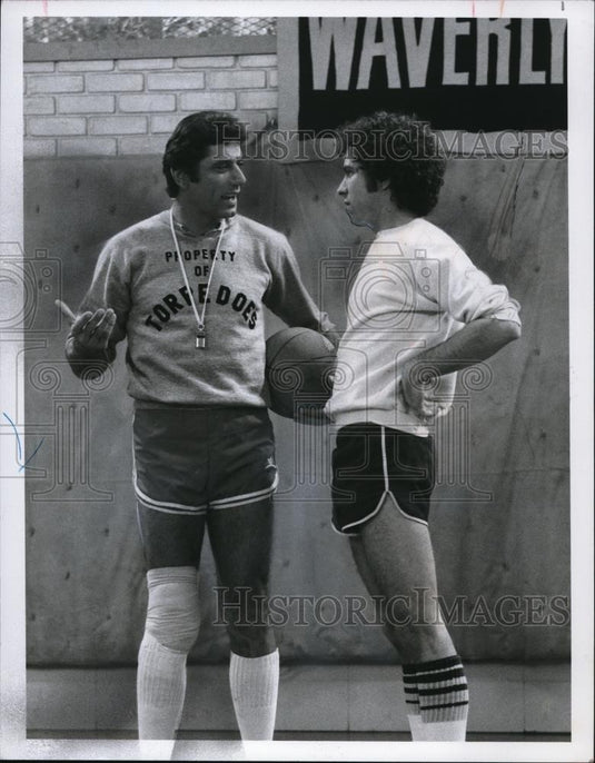 Press Photo Joe Namath & Joshua Grenrock in The Waverly Wonders - cvp38535 - Historic Images