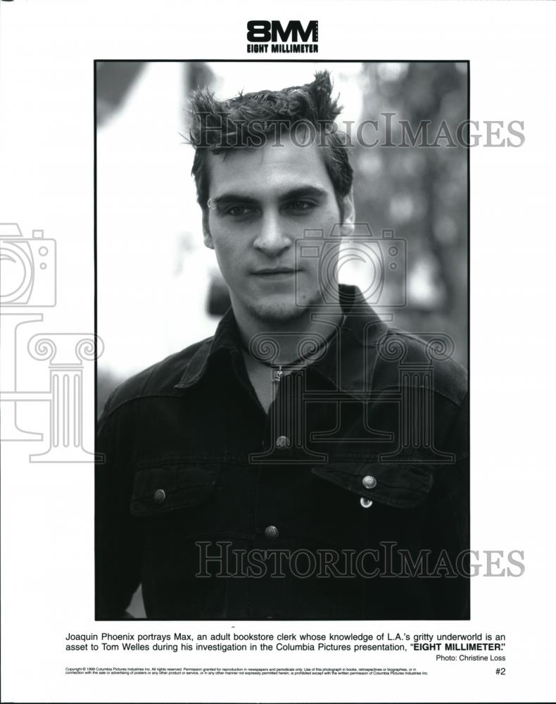 1999 Press Photo Joaquin Phoenix in Eight Millimeter - cvp39403 - Historic Images