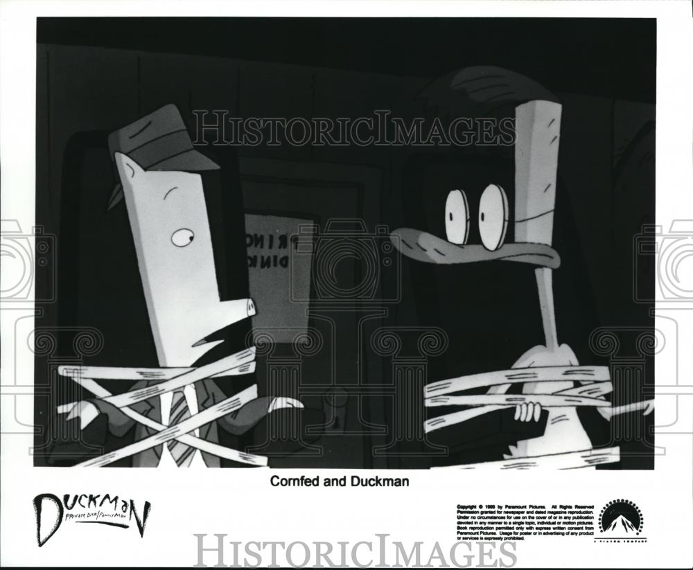 Undated Press Photo Cornfed and Duckman in "Duckman" - cvp39775 - Historic Images