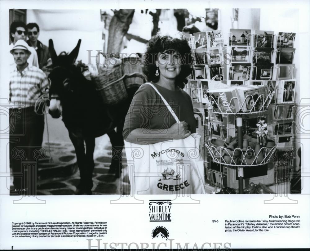 1989 Press Photo Pauline Collins in Shirley Valentine - cvp43055 - Historic Images