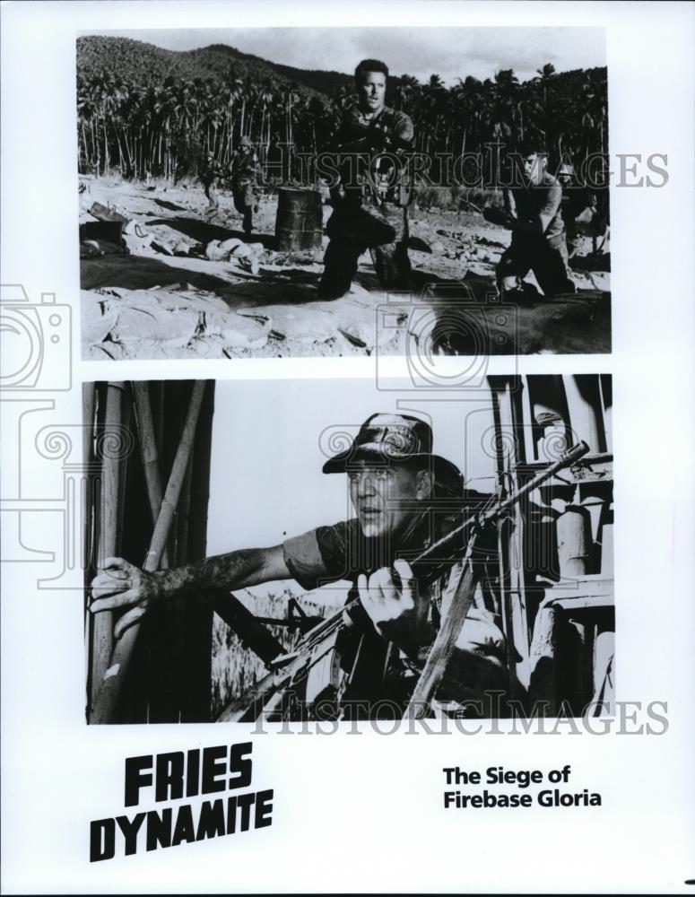 1990 Press Photo The Seige of Firebase Gloria movie poster - cvp43263 - Historic Images