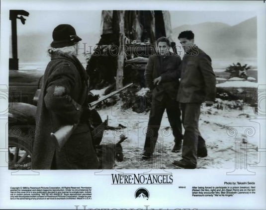 Press Photo Robert De Niro and Sean Penn in We're No Angels - cvp44775 - Historic Images