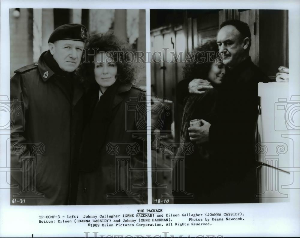 1996 Press Photo Gene Hackman and Joanna Cassidy in The Package - cvp44798 - Historic Images