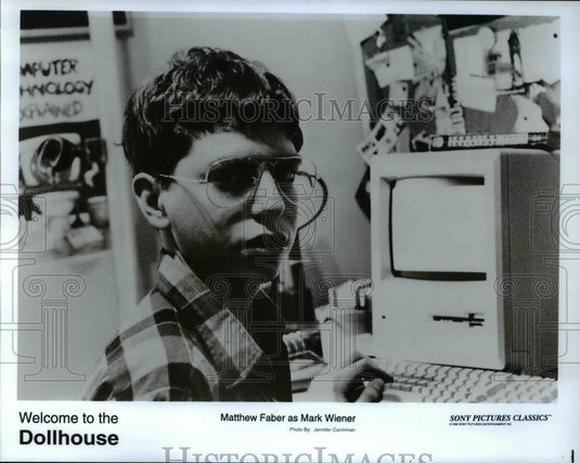 1996 Press Photo Mathew Faber in Dollhouse - cvp44826 - Historic Images