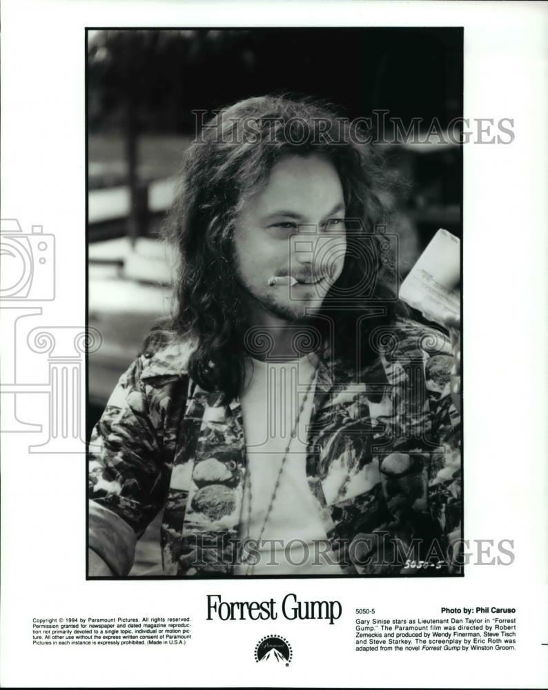 Press Photo Gary Sinise in Forest Gump - cvp44882 - Historic Images